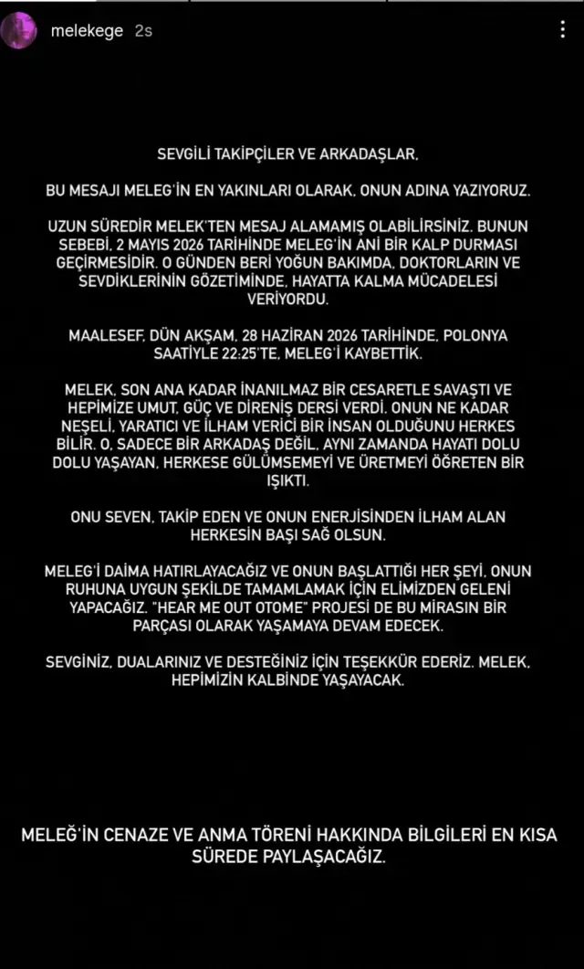 'Laik Atak' videosuyla tanınan Melek Ege hayatını kaybetti