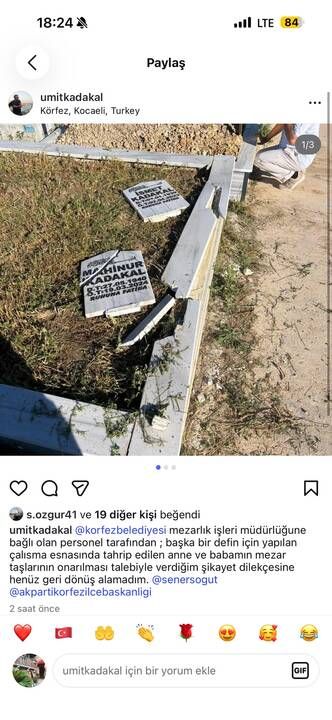 Körfez’de skandal ihmal! Mezar taşlarını kırdılar iddiası