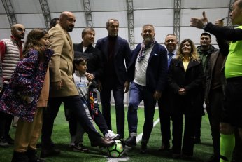 3 efsane golcü yan yana geldi