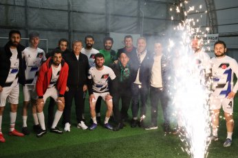 3 efsane golcü yan yana geldi