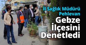İl Sağlık Müdürü Pehlevan Gebze İlçesini Denetledi