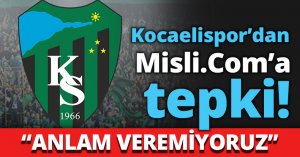 Kocaelispor’dan Misli.Com’a tepki!