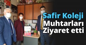 Safir Koleji muhtarları ziyaret etti