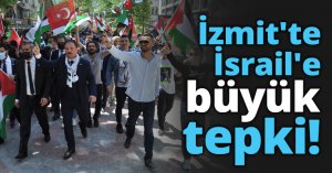 İzmit'te İsrail'e büyük tepki!
