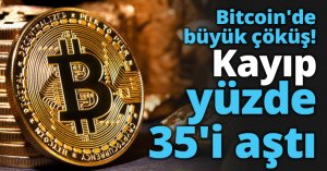 Bitcoin'de büyük çöküş! Kayıp yüzde 35'i aştı