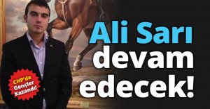 Ali Sarı devam edecek!