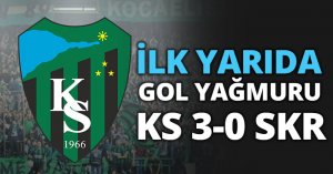 İLK YARIDA GOL YAĞMURU