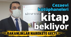 Cezaevi kütüphaneleri kitap bekliyor