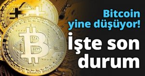 Bitcoin yine düşüyor! İşte son durum