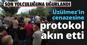 Üzülmez'in cenazesine protokol akın etti