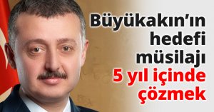 Büyükakın’ın hedefi müsilajı 5 yıl içinde çözmek