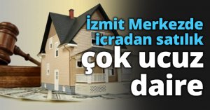 İzmit Merkezde icradan satılık çok ucuz daire
