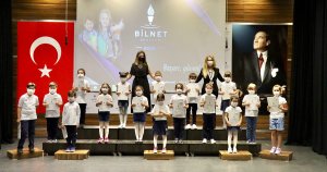BİLNET Kocaeli ilkokul  öğrencileri karnelerini aldı