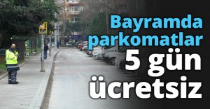 Bayramda parkomatlar 5 gün ücretsiz