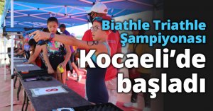 BiathleTriathle Şampiyonası Kocaeli’de başladı