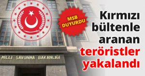 Kırmızı bültenle aranan teröristler yakalandı