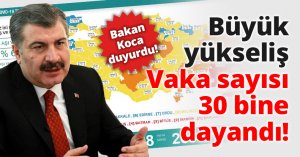 Vaka sayısı 30 bine dayandı!