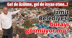 İzmit Belediyesi burayı görmüyor mu?