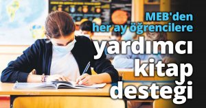 MEB'den her ay öğrencilere yardımcı kitap desteği