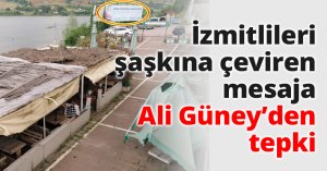 İzmitlileri şaşkına çeviren mesaja Ali Güney’den tepki
