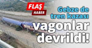 Gebze de tren kazası