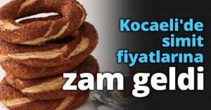 Kocaeli'de simit fiyatlarına zam geldi