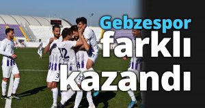 Gebzespor farklı kazandı