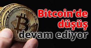 Bitcoin’de düşüş devam ediyor