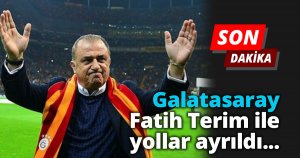 Galatasaray Fatih Terim ile yollar ayrıldı...