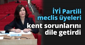 İYİ Partili meclis üyeleri kent sorunlarını dile getirdi