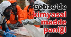Gebze'de kimyasal madde paniği