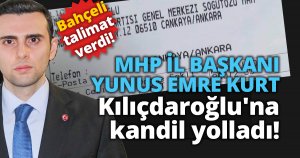 MHP Kocaeli Kılıçdaroğlu'na kandil yolladı!