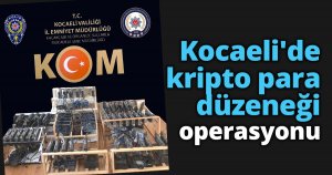 Kocaeli'de kripto para düzeneği operasyonu