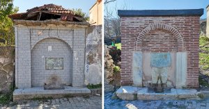 Gölcük Belediyesi Örcün’deki çeşmeleri restore etti