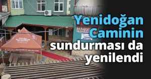 Yenidoğan Caminin sundurması da yenilendi