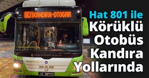 Hat 801 ile Körüklü Otobüs Kandıra Yollarında