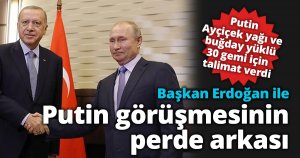 Başkan Erdoğan ile Putin görüşmesinin perde arkası.