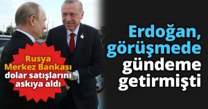 Rusya Merkez Bankası döviz cinsinden satışları askıya aldı