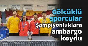 Gölcüklü sporcular şampiyonluklara ambargo koydu