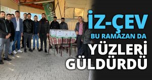 İZ-ÇEV BU RAMAZAN DA YÜZLERİ GÜLDÜRDÜ