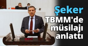 Şeker, TBMM'de müsilajı anlattı