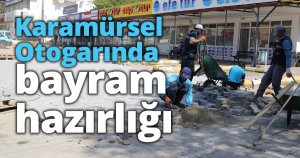 Karamürsel Otogarında bayram hazırlığı