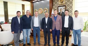 Doç. Dr. Oğuzhan Aydın’dan Başkan Söğüt’e ziyaret