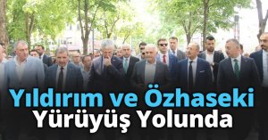 Yıldırım ve Özhaseki Yürüyüş Yolunda 