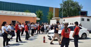 Büyükşehirden, ev kadınlarına yangın ve acil durum eğitimi