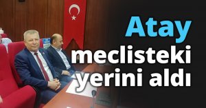 Halil Atay Meclisteki yerini aldı