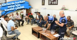 Körfez’de kurban satışı için kuralar çekildi
