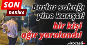 İki grup arasında çıkan kavgada bir kişi ağır yaralandı!