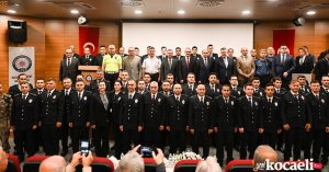 Vali Yavuz, İl Emniyet Müdürlüğü Rütbe Terfi Törenine Katıldı