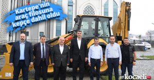 Kartepe'nin araç filosuna kepçe dahil oldu